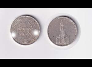 Silbermünze 5 RM Garnisonkirche 1934 A Jäger Nr. 357/1 Ohne Datum