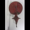 Bohnenschneider Bohnenschnippler Aubiwerk 3 rot Vintage Metallguß /15