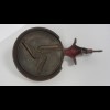 Bohnenschneider Bohnenschnippler Aubiwerk 3 rot Vintage Metallguß /15