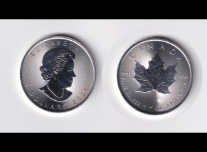 Silbermünze 1 OZ Kanada 5 Dollar 2021 Maple Leaf