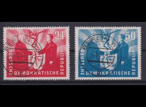 DDR 284-285 Deutsch-polnische Freundschaft 24 Pf + 50 Pf gestempelt Berlin /4