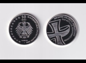 Silbermünze 10 Euro spiegelglanz 2015 150 Jahre Deut. Gesellschaft zur Rettung