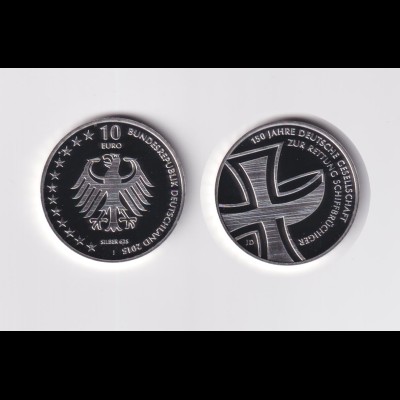 Silbermünze 10 Euro spiegelglanz 2015 150 Jahre Deut. Gesellschaft zur Rettung