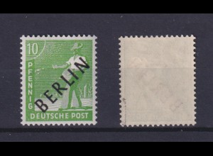 Berlin 4 Schwarzaufdruck 10 Pf postfrisch geprüft Schlegel /1