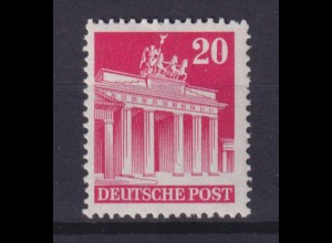 Amerikanische+Britische Zone 85 eg Brandenburger Tor Berlin 20 Pf postfrisch /2