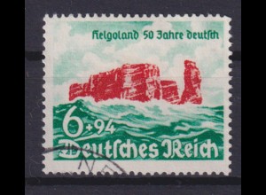 Deutsches Reich 750 Helgoland seit 50 Jahren deutsch 6+ 94 Pf gestempelt /1