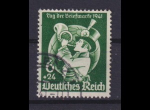 Deutsches Reich 762 Tag der Briefmarke 6+ 24 Pf gestempelt /3