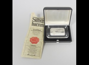 Silberbarren 15 Gramm 999 Silber Frohe Weihnachten im Etui mit Zertifikat