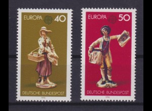Bund 890-891 Einzelmarken Europa Kunsthandwerk 40 Pf + 50 Pf postfrisch