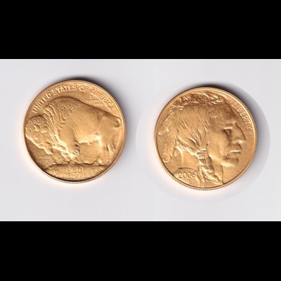 Goldmünze USA 1 OZ Liberty Buffalo 50 Dollar 2012