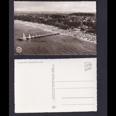 Ansichtskarte Schöning Luftbild Ostseeheilbad Timmendorfer Strand nicht gelaufen
