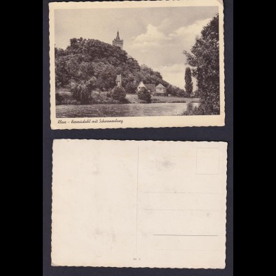Ansichtskarte Kleve Kermisdahl mit Schwanenburg Karte nicht gelaufen