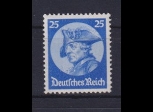 Deutsches Reich 481 Einzelmarke Friedrich der Große 25 Pf postfrisch