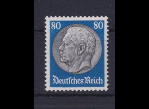 Deutsches Reich 494 Paul von Hindenburg 80 Pf postfrisch