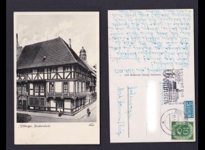Ansichtskarte Göttingen Junkerhaus Stempel Besucht das 1000 Jährige Göttingen