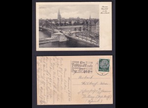 Ansichtskarte Bremen Weserbildban der Kaiserbrücke