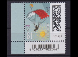 Bund 3744 EAN-Code Eckrand links unten Briefmarkengleiter 61 C postfrisch