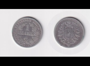 Silbermünze Kaiserreich 1 Mark 1875 E Jäger Nr. 9 /132