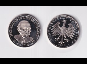 Medaille Bundeskanzler Konrad Adenauer 25. Todestag 1992