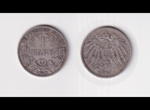 Silbermünze Kaiserreich 1 Mark 1903 A Jäger Nr. 17 /51