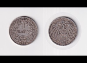 Silbermünze Kaiserreich 1 Mark 1903 A Jäger Nr. 17 /20