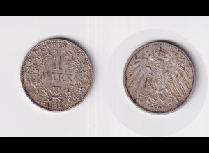 Silbermünze Kaiserreich 1 Mark 1915 G Jäger Nr. 17 /30