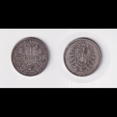 Silbermünze Kaiserreich 1 Mark 1873 A Jäger Nr. 9 /6