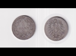 Silbermünze Kaiserreich 1 Mark 1874 D Jäger Nr. 9 /110