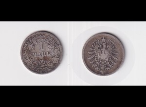 Silbermünze Kaiserreich 1 Mark 1874 E Jäger Nr. 9 /116