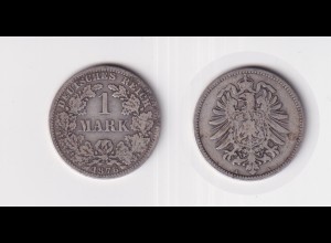 Silbermünze Kaiserreich 1 Mark 1876 A Jäger Nr. 9 /121