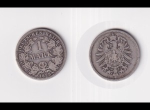 Silbermünze Kaiserreich 1 Mark 1875 A Jäger Nr. 9 /133