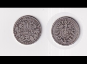 Silbermünze Kaiserreich 1 Mark 1875 A Jäger Nr. 9 /137