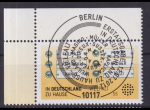 Bund 2941 Eckrand links oben In Deutschland zu Hause 55 C ESST Berlin