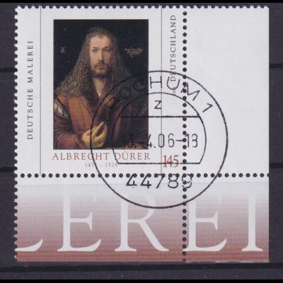 Bund 2531 Eckrand rechts unten Dt. Malerei Albrecht Dürer 145 C ESST Bochum
