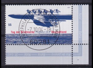 Bund 2428 Eckrand rechts unten Flugboot Do X 1930 55 C ESST Frankfurt