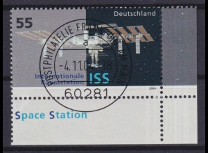 Bund 2433 Eckrand rechts unten Internationale Raumstation ISS 55C ESST Frankfurt