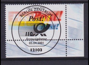 Bund 2179 Eckrand rechts unten Post 110 Pf/0,56 C ESST Berlin