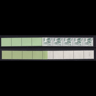 Bund 999 RE 5+4 grün dextrin Burgen+Schlösser 230 Pf postfrisch alte Fluoreszenz