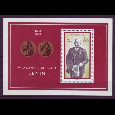 DDR Block 31 Wladimir Iljitsch Lenin 1 M postfrisch