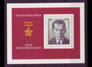DDR Block 44 Dr. Richard Sorge 1 M postfrisch