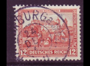 Deutsches Reich 476 Nothilfe Burgen und Schlösser 12+ 3 Pf gestempelt 24 DEZ /1