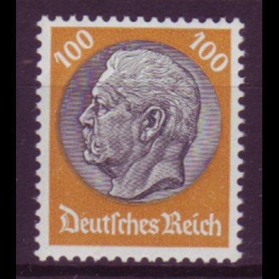 Deutsches Reich 495 Paul von Hindenburg 100 Pf postfrisch
