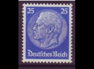 Deutsches Reich 522 Paul von Hindenburg im Medaillon (III) 25 Pf postfrisch