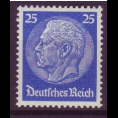 Deutsches Reich 522 Paul von Hindenburg im Medaillon (III) 25 Pf postfrisch