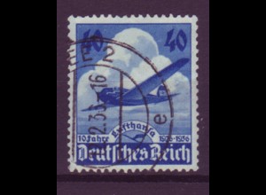 Deutsches Reich 603 10 Jahre Lufthansa 40 Pf gestempelt /2