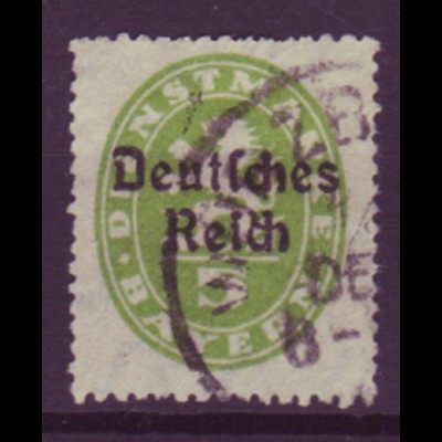 Deutsches Reich Dienst D 34 Einzelmarke 5 Pf gestempelt /1