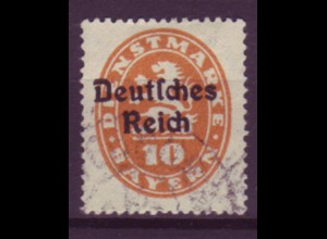 Deutsches Reich Dienst D 35 Einzelmarke 10 Pf gestempelt /2