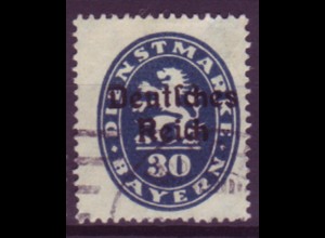 Deutsches Reich Dienst D 38 Einzelmarke 30 Pf gestempelt /4