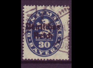 Deutsches Reich Dienst D 38 Einzelmarke 30 Pf gestempelt /6