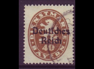 Deutsches Reich Dienst D 39 Einzelmarke 40 Pf gestempelt /1